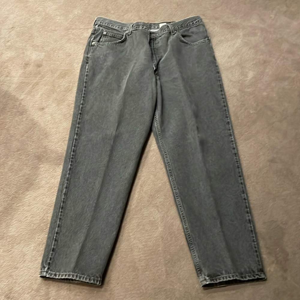Brittania relaxed fit 40/30 washed out grey jean